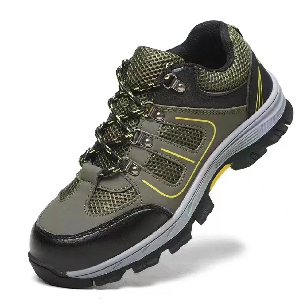 Portable outdoor work safety shoes, comfortable and reliable, with anti-static properties, suitable for steel-soled shoes.