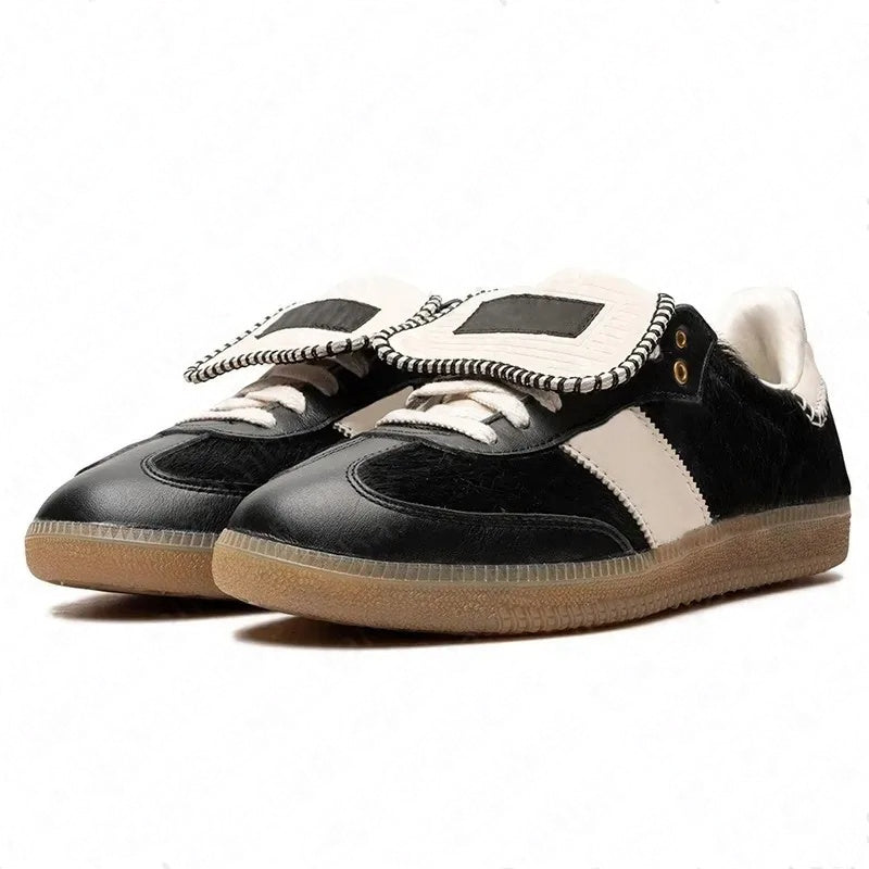 Designer Shoes Samba Sneakers Women Mens Trainers Leopard Black White Gum Beige Dark Green Floral Embroidery Fashion Womens Outdoor Sports Sneaker
