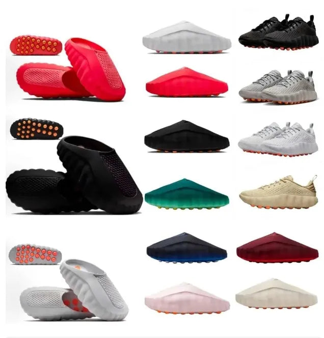 Designer slippers M 001, fashionable athletic shoes, soft rubber technology, comfortable; 002 running shoes, bone white, red, black, smoke gray, light gray, unisex; Mind001 summer beach shoes.