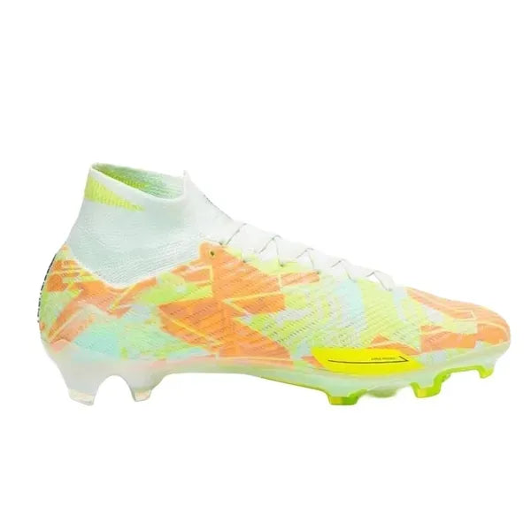 Children's soccer cleats, Merc Supe silver soccer cleats, 25th anniversary edition soccer cleats