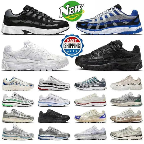Designer P-6000 Running Athletic Sports Shoes Tennis Sneakers Men Women Outdoor